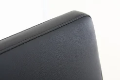 Miliboo Barhocker zeitgenössisches Design - Aluminium und PU Schwarz - STELLAR (2-er Set)* Barhocker