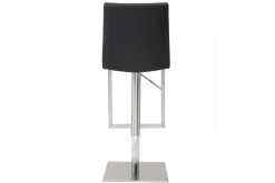 Miliboo Barhocker zeitgenössisches Design - Metall und PU Schwarz - KYLE* Barhocker