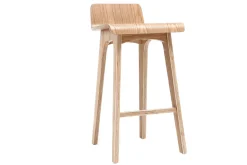 Miliboo Barstuhl aus Holz - 65 cm - skandinavisch - BALTIK* Barhocker