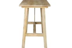 Miliboo Bartisch aus Mangoholz und goldenem Metall L130 cm MARGHA* Bartische/ Bar
