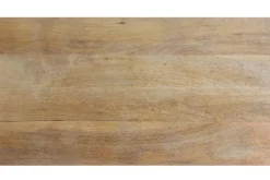 Miliboo Bartisch aus Mangoholz und goldenem Metall L130 cm MARGHA* Bartische/ Bar
