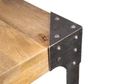 Miliboo Bartisch rechteckig Industrie-Design Holz und Metall MADISON* Bartische/ Bar
