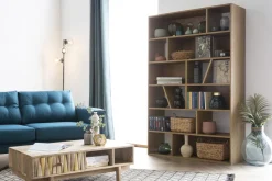 Miliboo Bücherregal mdf Esche Furnier AZTEQUE* Bücherregale|Bücherregale