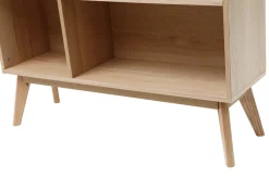 Miliboo Bücherregal skandinavisch Eiche 165 cm INGRID* Bücherregale|Bücherregale