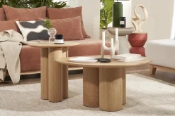 Miliboo Beistelltisch aus hellem Holz HOLLEN* Couchtische|Beistelltische