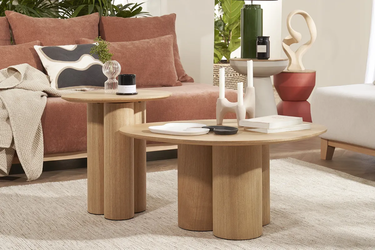 Miliboo Beistelltisch aus hellem Holz HOLLEN* Couchtische|Beistelltische