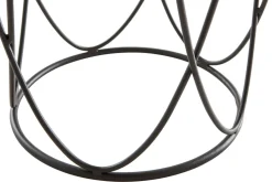 Miliboo Beistelltisch Holz und Metall 42 cm LACE* Couchtische|Beistelltische