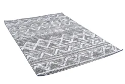 Miliboo Berber-Teppich mit Reliefmuster weiß und grau 160 x 230 cm ERGA* Teppiche|Alle Dekoration