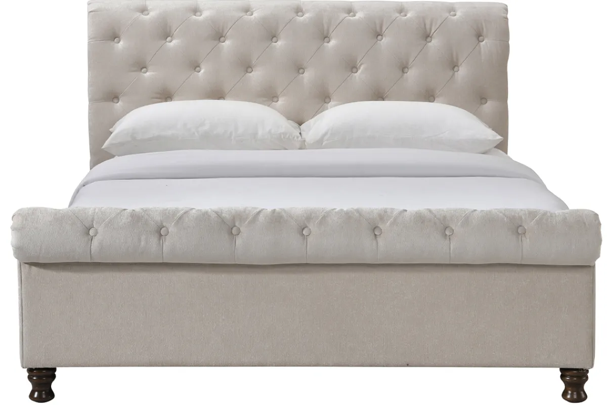 Miliboo Bett 2 Personen 160 cm x 200 cm Samt RILEY* Betten Für Erwachsene
