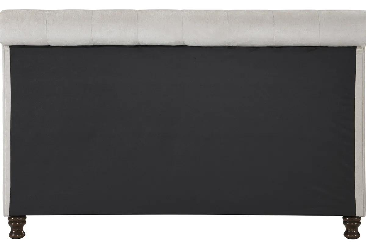 Miliboo Bett 2 Personen 160 cm x 200 cm Samt RILEY* Betten Für Erwachsene