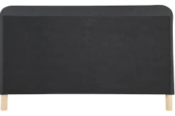 Miliboo Bett gepolstert Stoff Dunkelgrau 160 x 200 cm HOLSEN* Betten Für Erwachsene