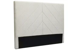 Miliboo Bettkopfteil beiger Stoff mit Samteffekt B160 cm AVAH* Bett-kopfteile