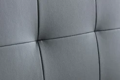 Miliboo Bettkopfteil Dunkelgrau gepolstert 160 cm HALCIONA* Bett-kopfteile