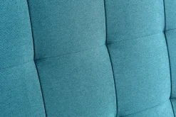 Miliboo Bettkopfteil, gepolstert, aus blaugrünem Stoff, 140 cm HALCIONA* Bett-kopfteile