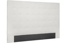 Miliboo Bettkopfteil gepolstert beige Stoff 180 cm HALCIONA* Bett-kopfteile