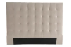 Miliboo Bettkopfteil gepolstert in Taupe 160cm HALCIONA* Bett-kopfteile