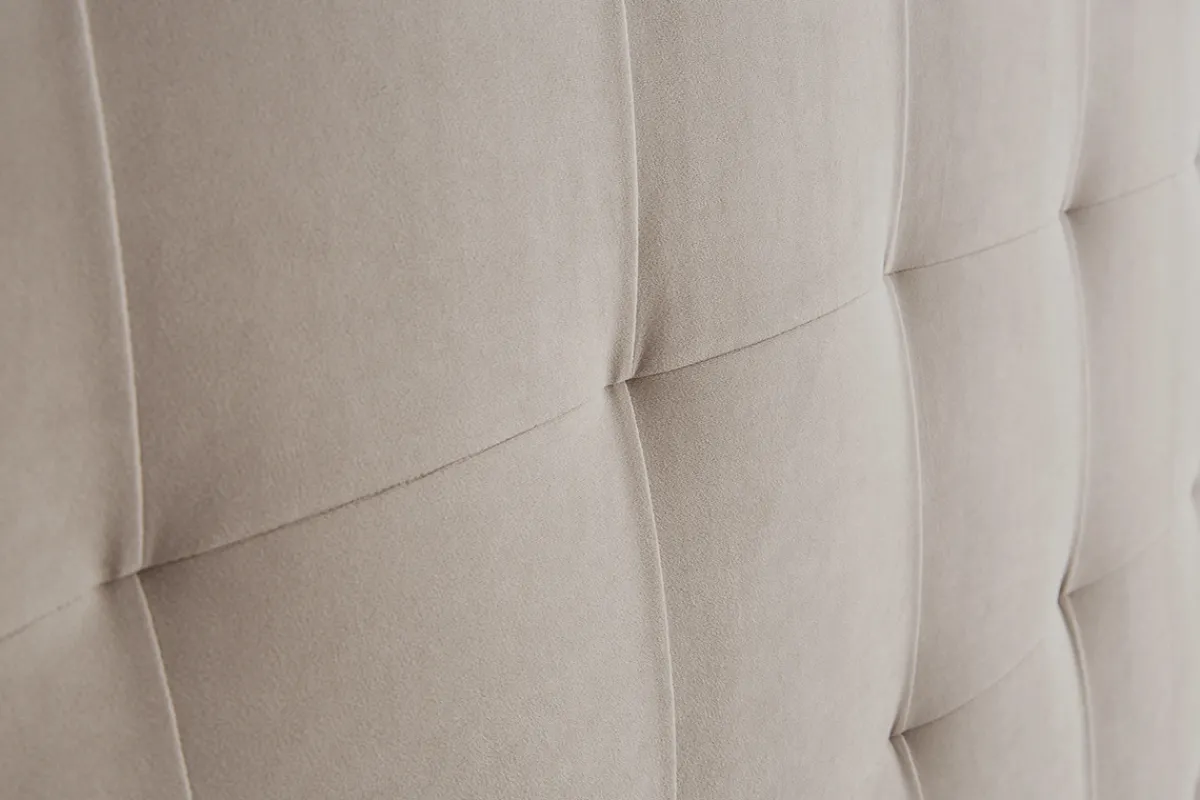 Miliboo Bettkopfteil gepolstert in Taupe 160cm HALCIONA* Bett-kopfteile