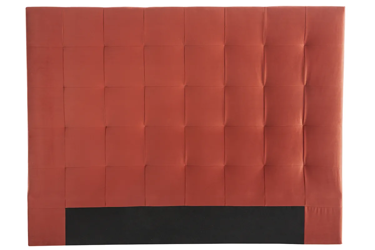 Miliboo Bettkopfteil gepolstert in Terrakotta 160cm HALCIONA* Bett-kopfteile