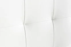 Miliboo Bettkopfteil gepolstert weißes 160 cm HALCIONA* Bett-kopfteile