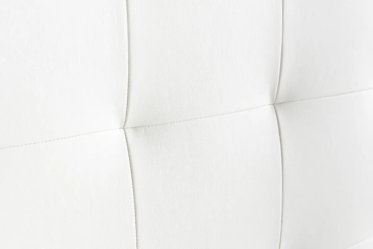 Miliboo Bettkopfteil gepolstert weißes 160 cm HALCIONA* Bett-kopfteile