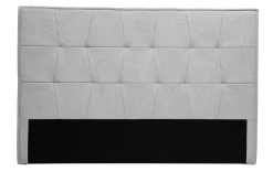 Miliboo Bettkopfteil grauer Stoff L170 cm SUKA* Bett-kopfteile