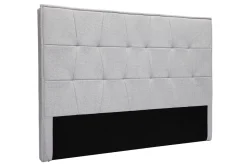 Miliboo Bettkopfteil grauer Stoff L170 cm SUKA* Bett-kopfteile