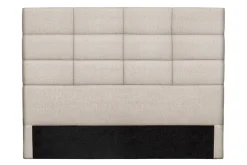 Miliboo Bettkopfteil modern aus beige-naturfarbenem Stoff 160 cm ANATOLE* Bett-kopfteile