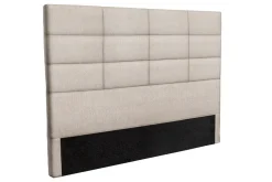 Miliboo Bettkopfteil modern aus beige-naturfarbenem Stoff 160 cm ANATOLE* Bett-kopfteile