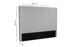 Miliboo Bettkopfteil modern aus beige-naturfarbenem Stoff 160 cm ANATOLE* Bett-kopfteile