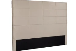 Miliboo Bettkopfteil modern aus taupefarbener Stoff 160 cm ANATOLE* Bett-kopfteile