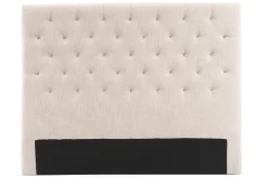 Miliboo Bettkopfteil, naturfarbener Stoff, 160 cm ENGUERRAND* Bett-kopfteile