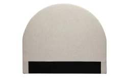 Miliboo Bettkopfteil rund B160 cm beiger Stoff NAOMY* Bett-kopfteile
