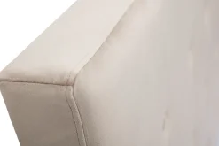 Miliboo Bettkopfteil taupefarbener Samtstoff L170 cm LUTECE* Bett-kopfteile