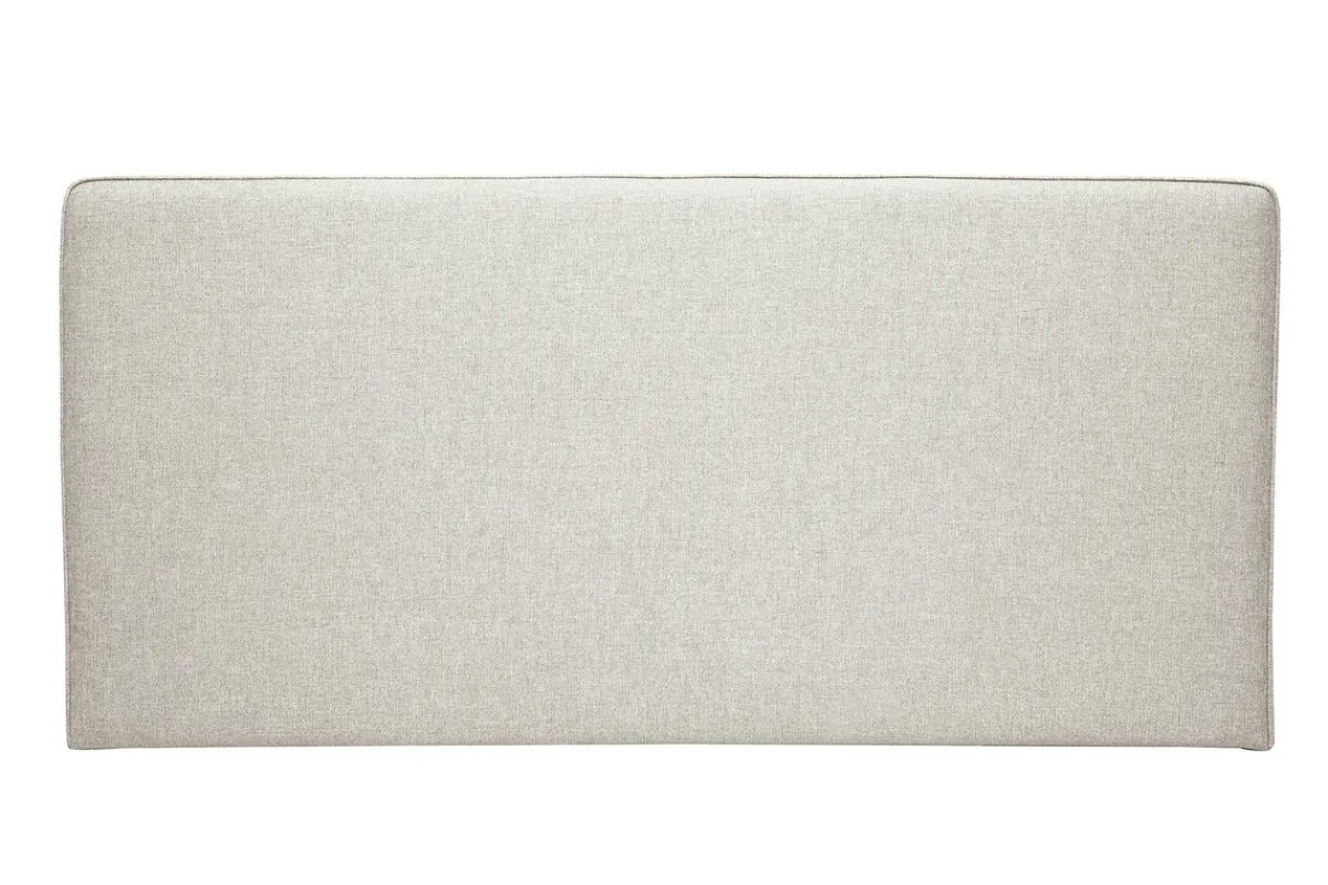 Miliboo Bettkopfteil zum Aufhängen B160 cm beiger Stoff LILY* Bett-kopfteile