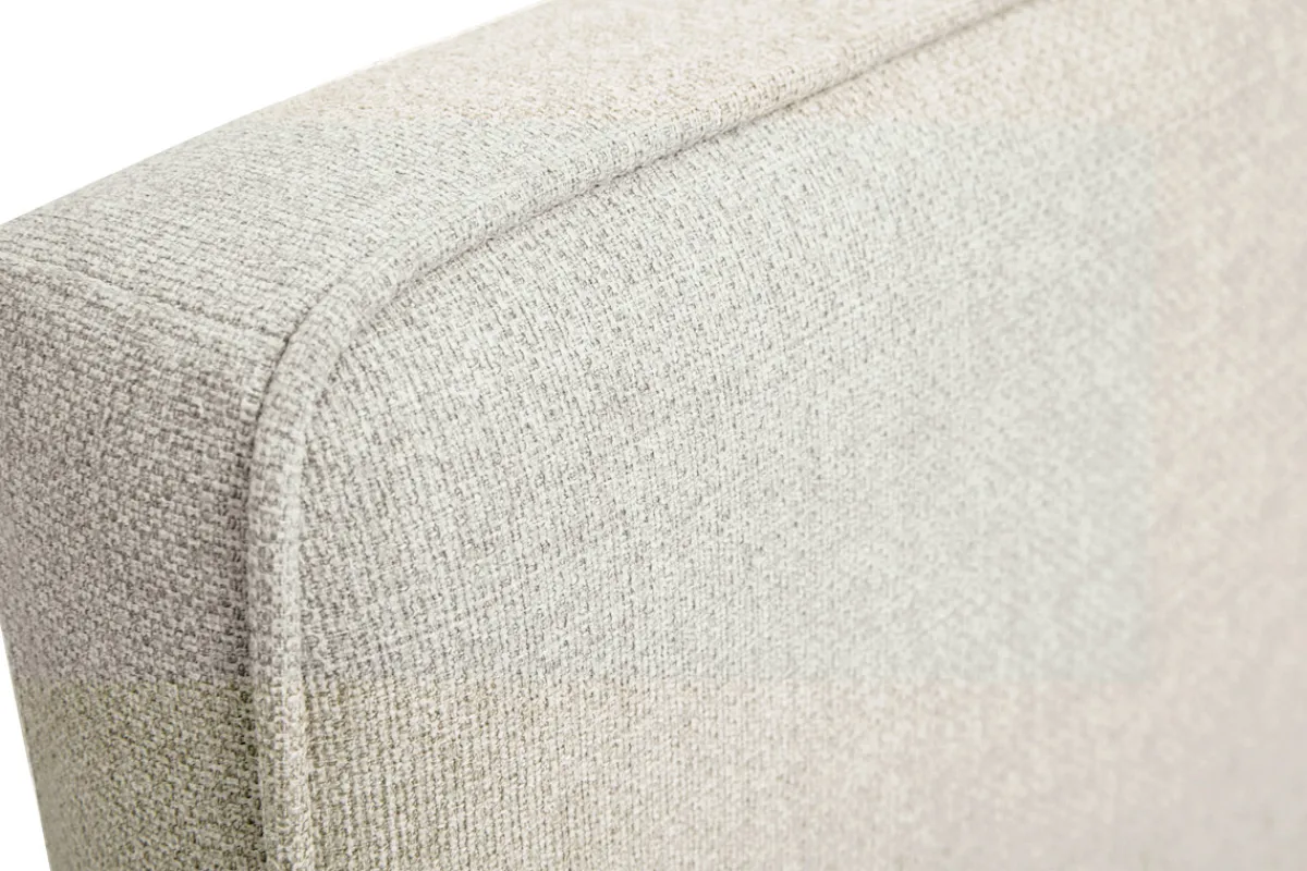 Miliboo Bettkopfteil zum Aufhängen B160 cm beiger Stoff LILY* Bett-kopfteile