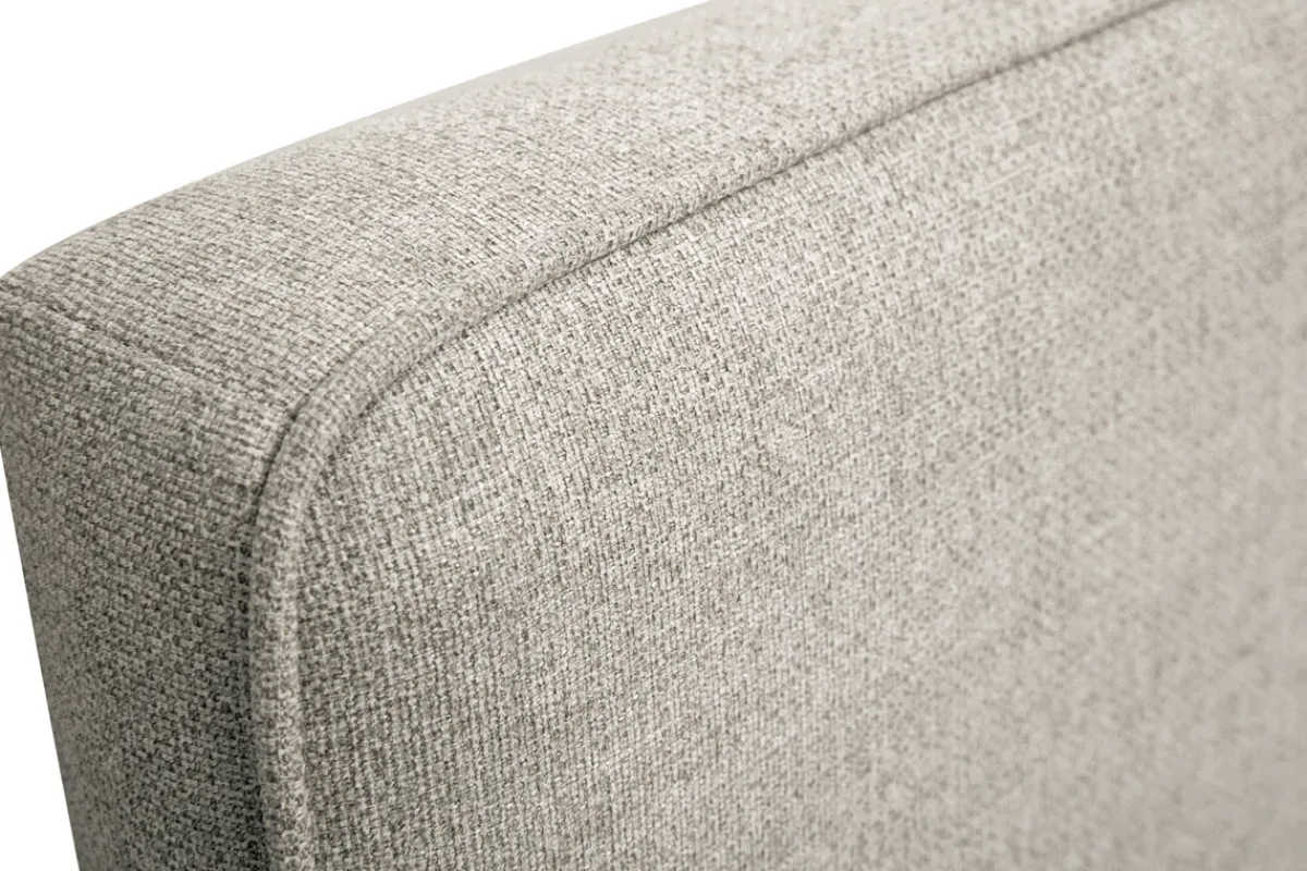 Miliboo Bettkopfteil zum Aufhängen B180 cm beiger Stoff LILY* Bett-kopfteile