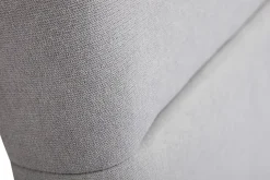 Miliboo Bettkopfteil zum Aufstellen aus grauem Stoff mit Samteffekt B164 cm CHELSEA* Bett-kopfteile