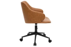 Miliboo Bürosessel modern Braun HEMMY* Bürostühle|Bürostuhl Zum Kleinen Preis
