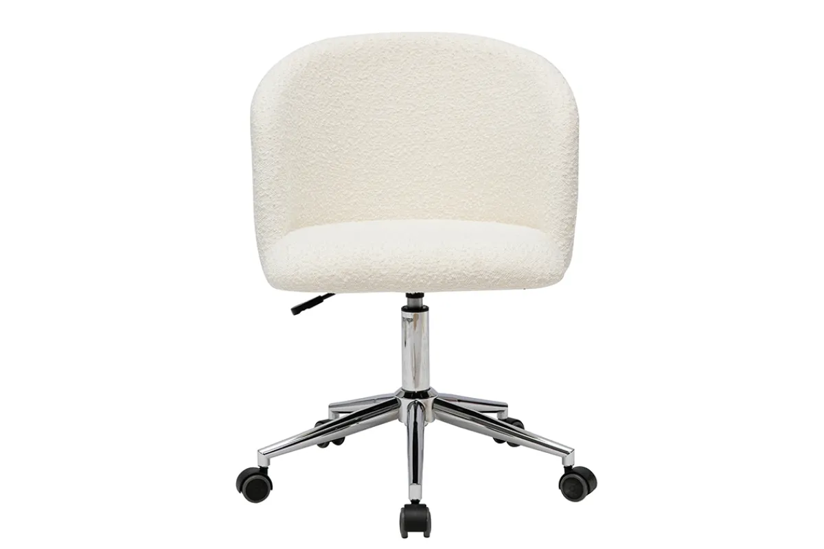 Miliboo Bürostuhl aus Stoff mit Wolleffekt VANITY* Bürostühle|Bürostuhl Zum Kleinen Preis