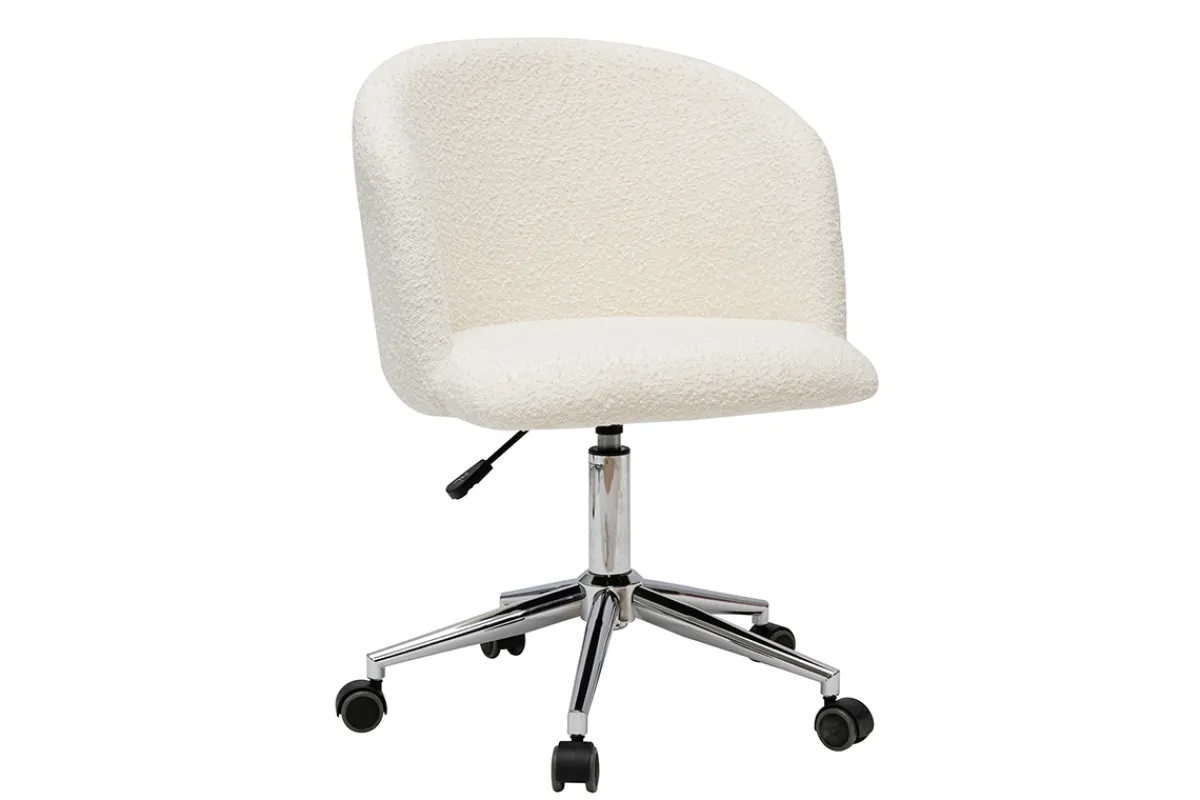Miliboo Bürostuhl aus Stoff mit Wolleffekt VANITY* Bürostühle|Bürostuhl Zum Kleinen Preis