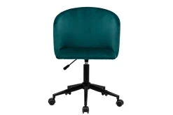 Miliboo Bürostuhl in petrolblauem Samt VANITY* Bürostühle|Bürostuhl Zum Kleinen Preis