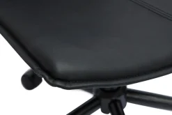 Miliboo Bürostuhl Polyurethan und Metall schwarz LISON* Bürostühle|Bürostuhl Zum Kleinen Preis