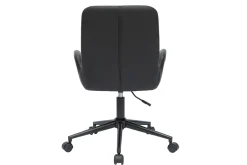 Miliboo Bürostuhl Polyurethan und Metall schwarz ALBAN* Bürostühle|Bürostuhl Zum Kleinen Preis