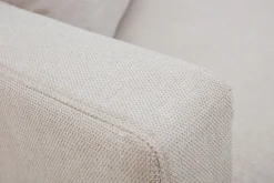 Miliboo Chaiselongue beiger Stoff mit Samteffekt L190 cm BERTILLE* Design-sofas