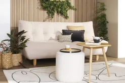 Miliboo Couchtisch aus Holz in Form eines Blattes L60 cm PHYLL* Couchtische|Beistelltische
