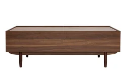 Miliboo Couchtisch mit Schubladen aus dunklem Holz B120 cm SANAA* Couchtische