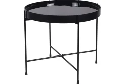 Miliboo Couchtisch mit wendbarer Platte in Blaugrün/Weiß SATEEN* Couchtische|Beistelltische