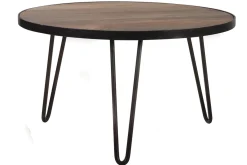 Miliboo Couchtisch rund Industrie-Design 80 x 45 cm ATELIER* Couchtische