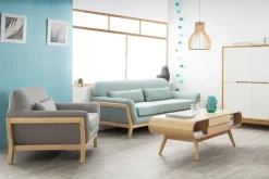 Miliboo Couchtisch skandinavisches Design Holz naturell BALTIK* Couchtische