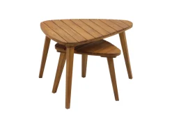 Miliboo Couchtische aus Massivholz (2er-Set) ELQUI* Gartentische